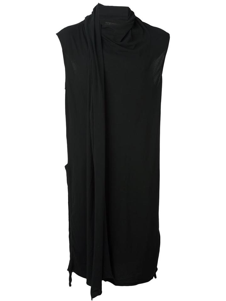 Lost & Found Ria Dunn Cowl Neck 'scarf' Long Tank Top, Men's, Size: Xl, Black, Cotton