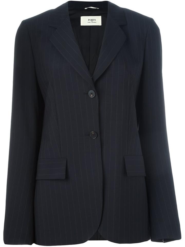 Ports 1961 Pinstripe Blazer Jacket