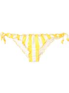 Mc2 Saint Barth Striped Bikini Bottoms - Yellow & Orange