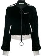 Off-white - Bomber Jacket - Women - Silk/polyamide/polyester/viscose - 40, Black, Silk/polyamide/polyester/viscose