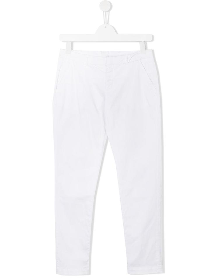 Dondup Kids Classic Chinos, Boy's, Size: 14 Yrs, White