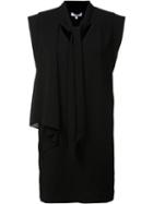 Iro Bow Detail Shift Dress, Women's, Size: 38, Black, Polyester