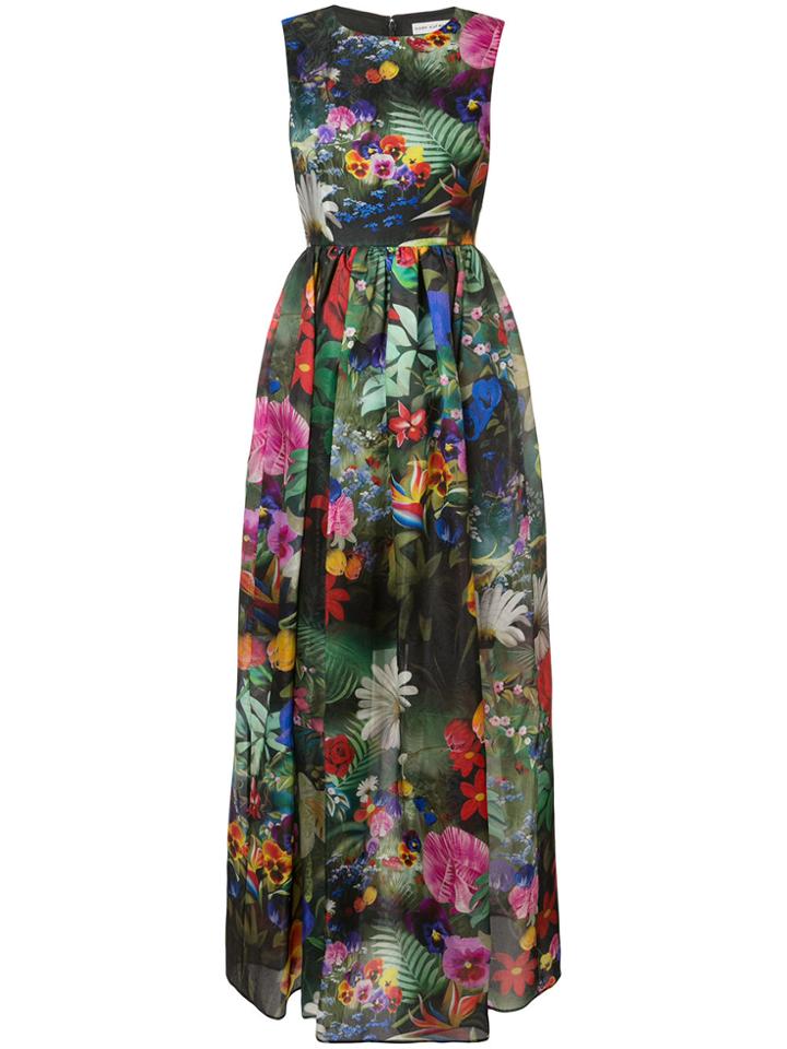 Mary Katrantzou Shaw Rose Garden Print Gown - Multicolour