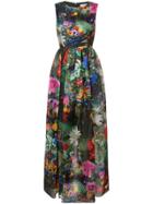 Mary Katrantzou Shaw Rose Garden Print Gown - Multicolour