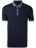 Boss Hugo Boss - Contrast Polo Shirt - Men - Cotton - Xxl, Blue, Cotton