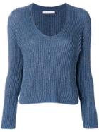 Fabiana Filippi Ribbed Sweater - Blue