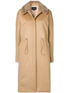 Giambattista Valli Fitted Midi Coat - Neutrals