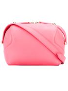 Delpozo Double Zip Crossbody Bag, Women's, Pink/purple, Calf Leather