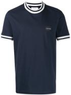 Calvin Klein Striped Trim T-shirt - Blue