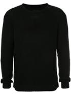 Rta Embroidered Logo Jumper - Black