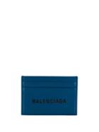 Balenciaga Everyday Logo Thin Card Case - Blue