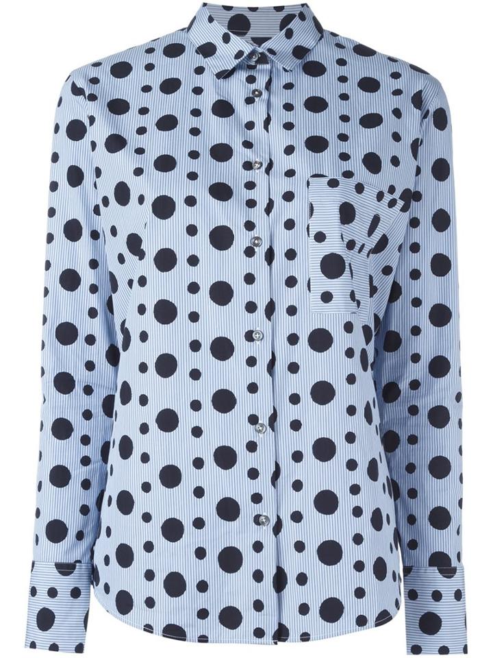 Ps By Paul Smith Polka Dot Button Down Shirt