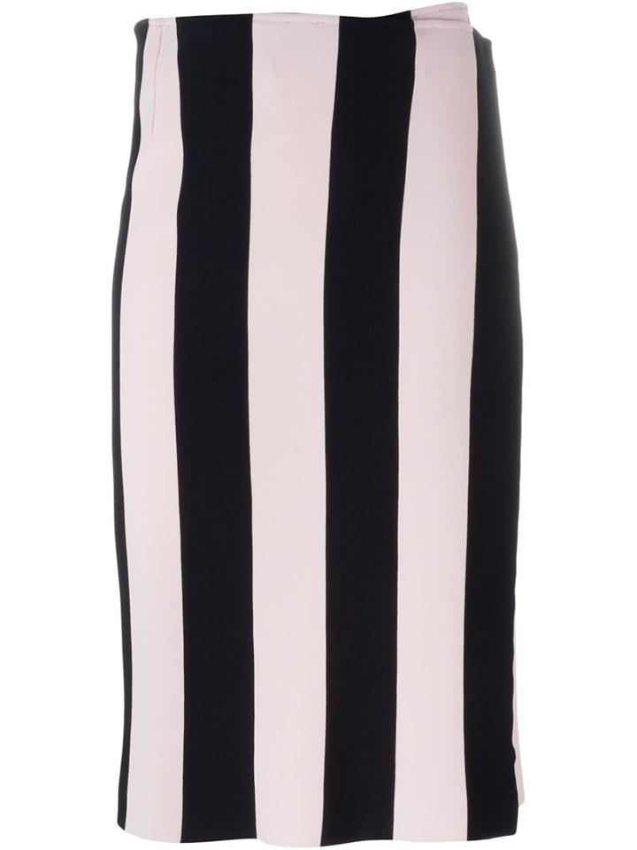 Iceberg Striped Knit Wrap Skirt