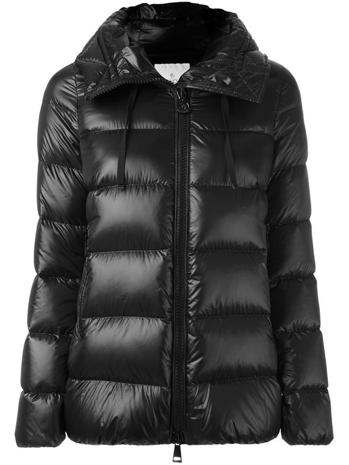 Moncler 'serinde' Padded Jacket, Women's, Size: 0, Black, Feather Down/polyamide/feather