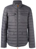 Save The Duck Flap Pocket Padded Jacket - Grey