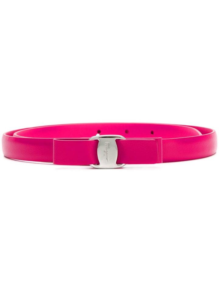 Salvatore Ferragamo Vara Bow Belt - 014