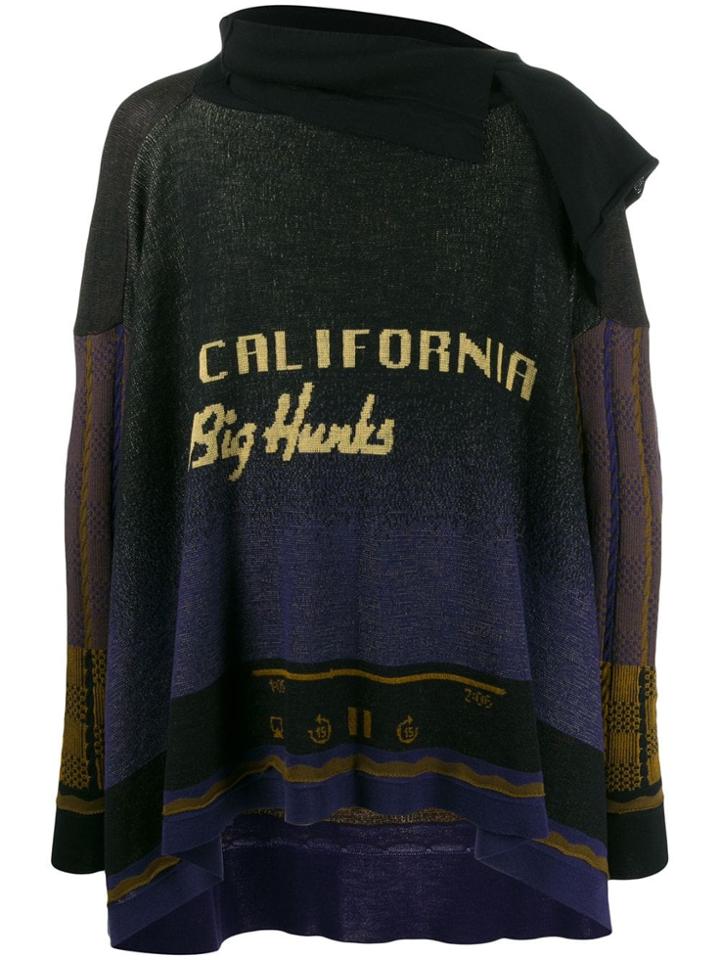 Bernhard Willhelm Oversized Jumper - Black