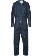 Off-white Space-print Jumpsuit - Blue