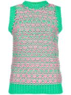 Jil Sander Vintage Knitted Vest - Green
