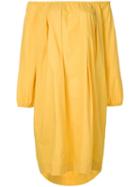 Fendi Pre-owned Off The Shoulders Dress - Yellow