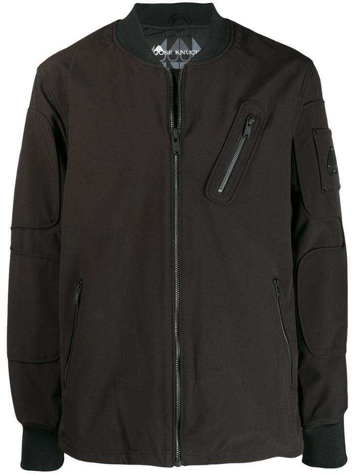 Moose Knuckles Pacific Rim Bomber Jacket - Black