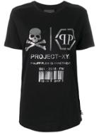 Philipp Plein Xyz Skull And Plein T-shirt - Black