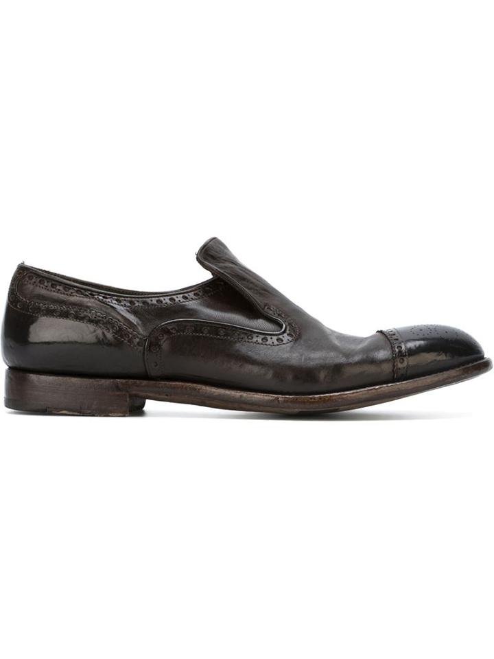 Alberto Fasciani Brogue-style Loafers