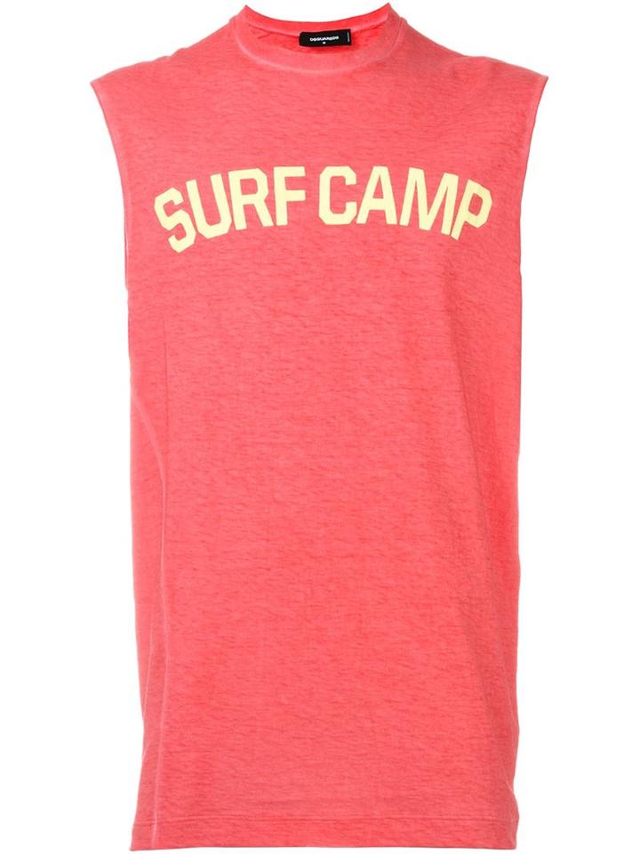 Dsquared2 Surf Camp Print Tank Top