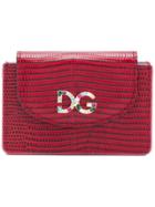 Dolce & Gabbana Foldover Logo Wallet - Red