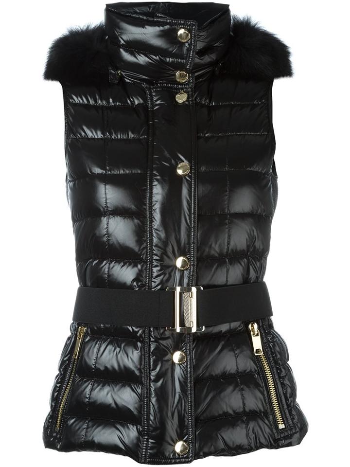 Burberry Fox Fur-detailed Padded Gilet