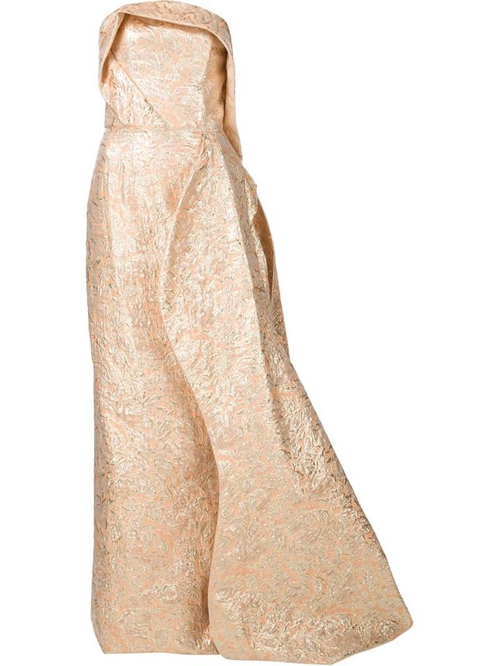 Christian Siriano Strapless Gown Dress, Women's, Size: 6, Pink/purple, Cotton