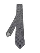 Dell'oglio Embroidered Tie - Black