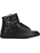 Maison Margiela Future Hi-top Sneakers, Men's, Size: 6, Black, Leather/rubber