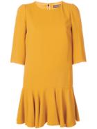 Dolce & Gabbana Dropped Hem Dress - Yellow & Orange