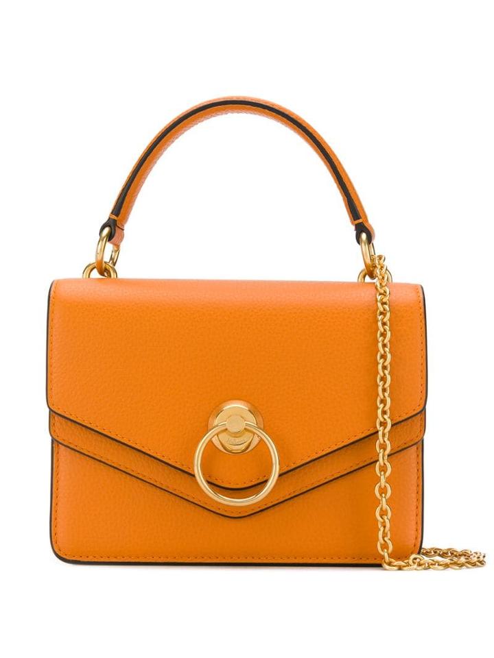 Mulberry Harlow Shoulder Bag - Orange