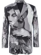 Jean Paul Gaultier Vintage 'la Culture Noire Et Sa Force' Blazer, Men's, Size: 50, Grey
