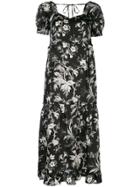 Mcq Alexander Mcqueen 'soho Florals' Dress - Black
