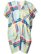 Maison Rabih Kayrouz Checked Mini Dress - Green