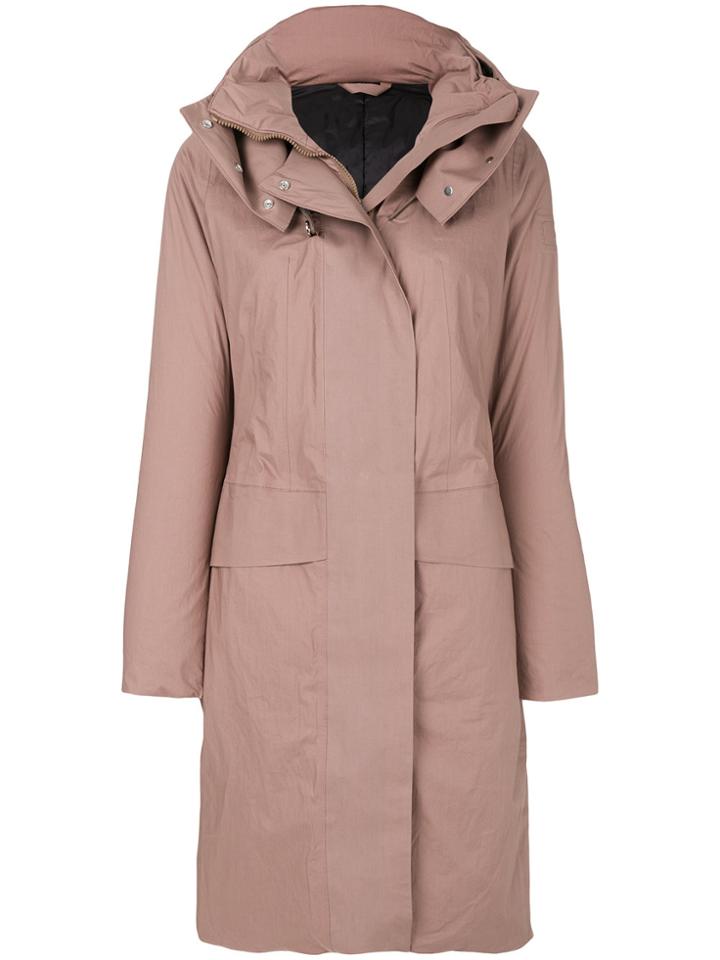 Peuterey Padded Concealed Coat - Nude & Neutrals