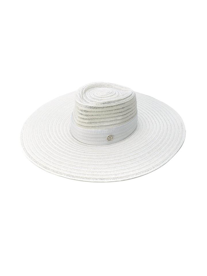 Maison Michel - Michel Hat - Women - Straw - M, Nude/neutrals, Straw