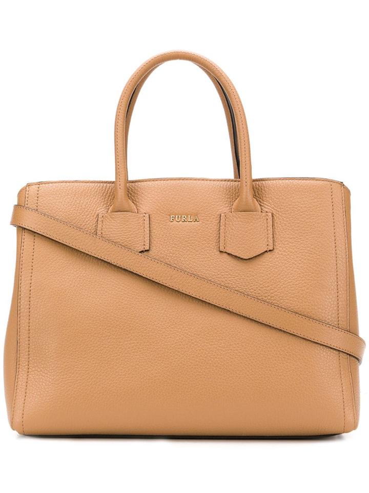 Furla Medium Alba Tote Bag - Neutrals