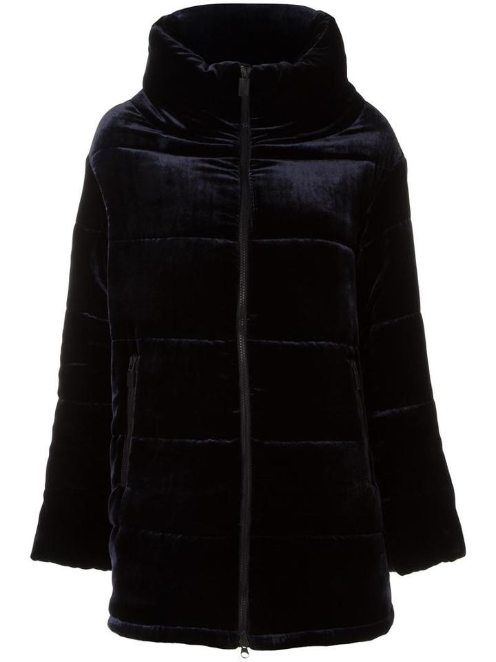 Aspesi 'conchiglietta' Coat, Women's, Size: Small, Blue, Viscose/silk/polyester