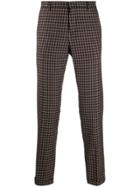 Paul Smith Checked Straight-leg Trousers - Blue