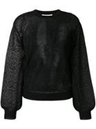 Michael Michael Kors Floral Pattern Sweatshirt - Black