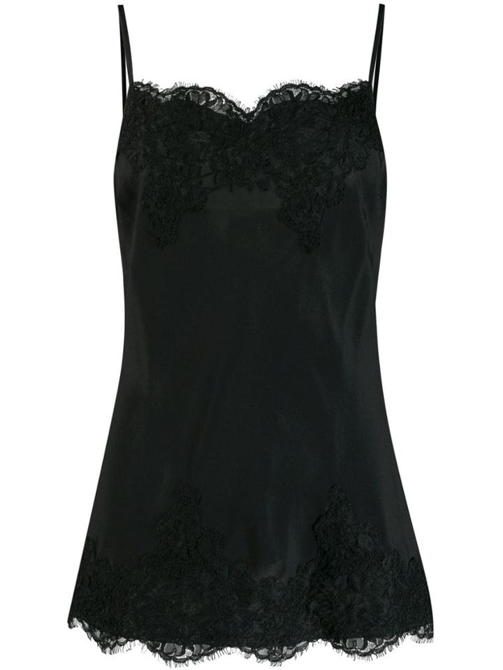 Ermanno Scervino Sleeveless Lace Top - Black