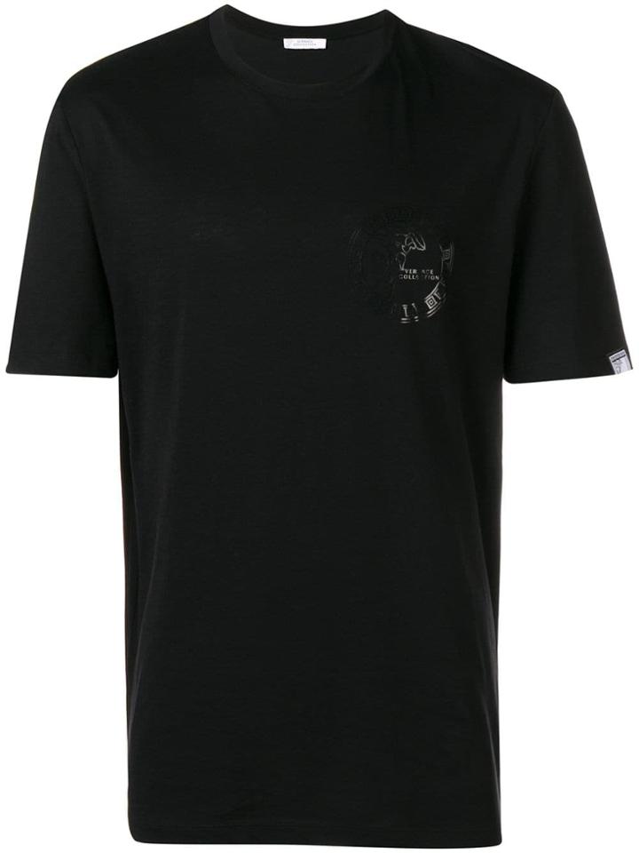 Versace Collection Logo Stamp T-shirt - Black