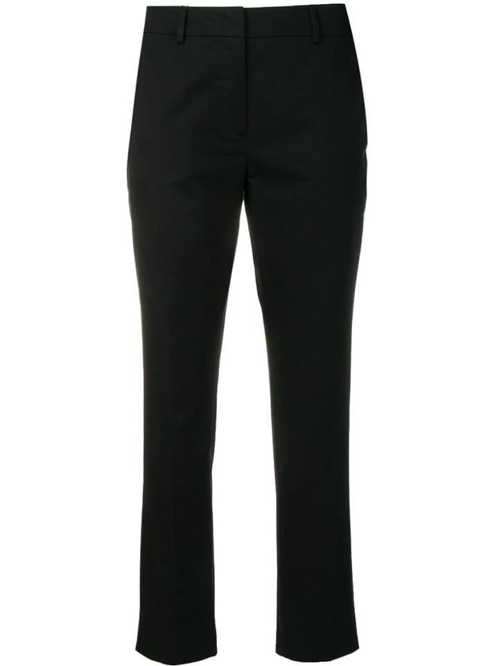 Max Mara Cropped Cigarette Trousers - Black