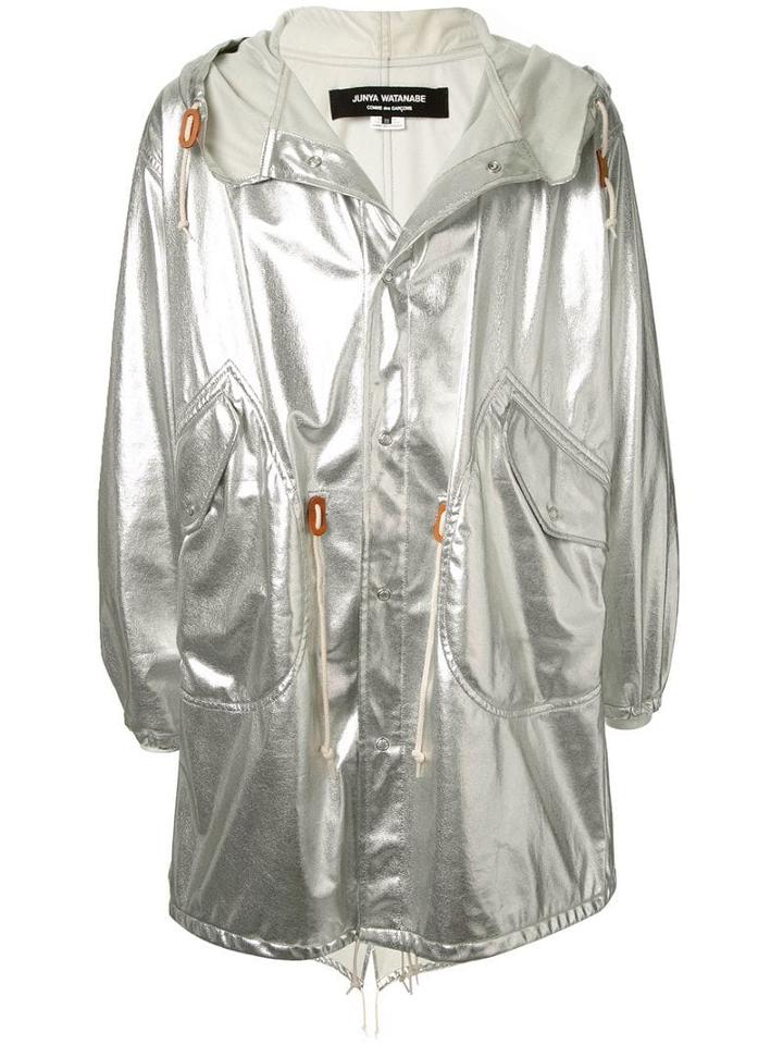 Junya Watanabe Comme Des Garçons Pre-owned Metallic Parka Coat -