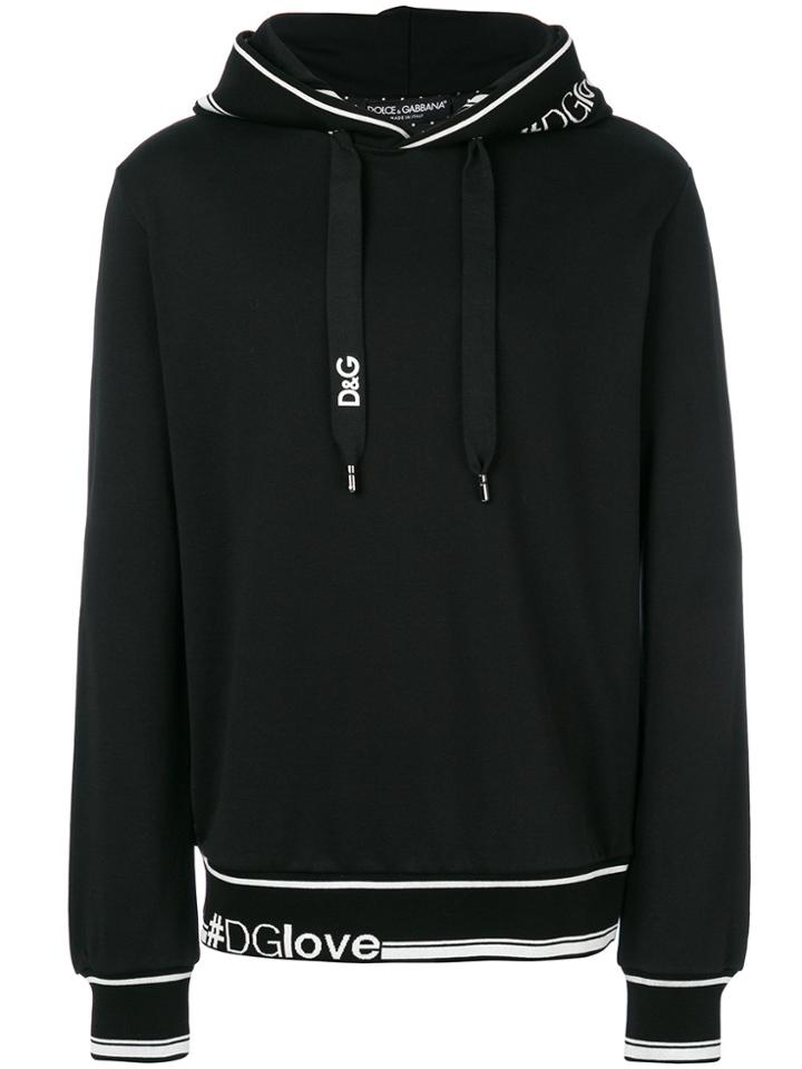 Dolce & Gabbana #d & Glove Hoodie - Black