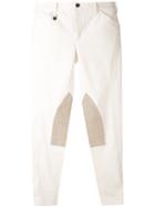 Ralph Lauren Knee Patches Skinny Trousers - Nude & Neutrals